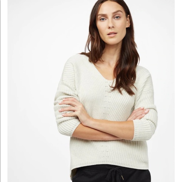 Tentree - Highline Cotton V-neck sweater - Medium - Picture 8 of 11